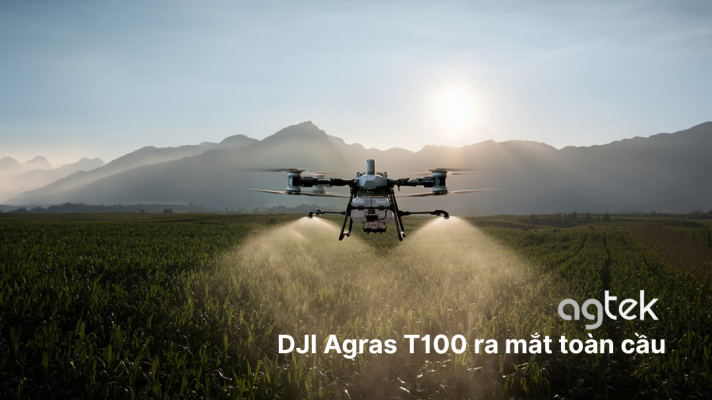 DJI Agras T100P ra mắt toàn cầu, máy bay phun thuốc DJI T100P