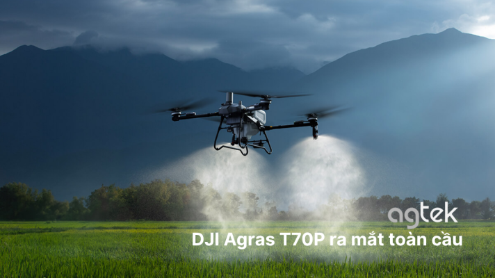 DJI Agras T70P ra mắt toàn cầu, máy bay phun thuốc DJI T70P