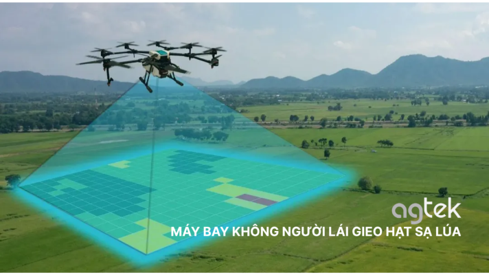 MÁY BAY KHÔNG NGƯỜI LÁI GIEO HẠT SẠ LÚA