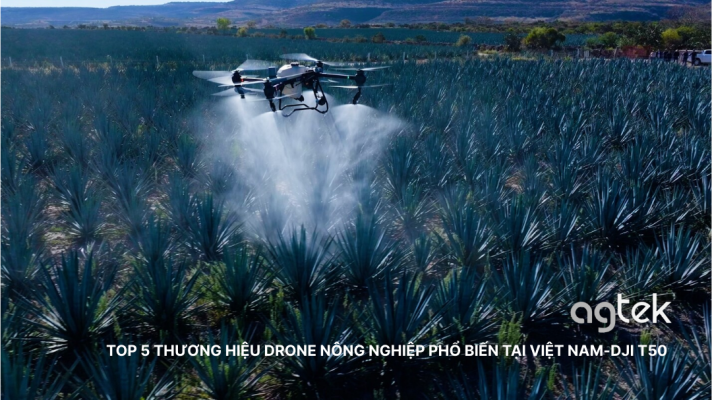 TOP 5 THƯƠNG HIỆU DRONE NÔNG NGHIỆP PHỔ BIẾN TẠI VIỆT NAM-DJI T50