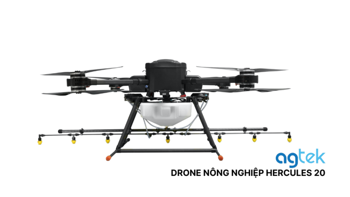 TOP 5 THƯƠNG HIỆU DRONE NÔNG NGHIỆP PHỔ BIẾN TẠI VIỆT NAM-Hercules 20