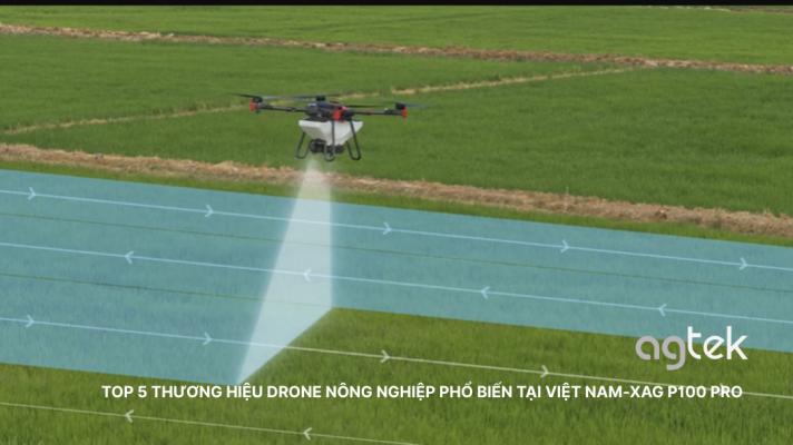 TOP 5 THƯƠNG HIỆU DRONE NÔNG NGHIỆP PHỔ BIẾN TẠI VIỆT NAM-XAG P100 PRO