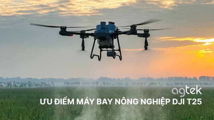 REVIEW MÁY BAY NÔNG NGHIỆP DJI T25, ƯU ĐIỂM MÁY BAY NÔNG NGHIỆP DJI T25