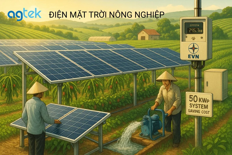 điện mặt trời nông nghiệp