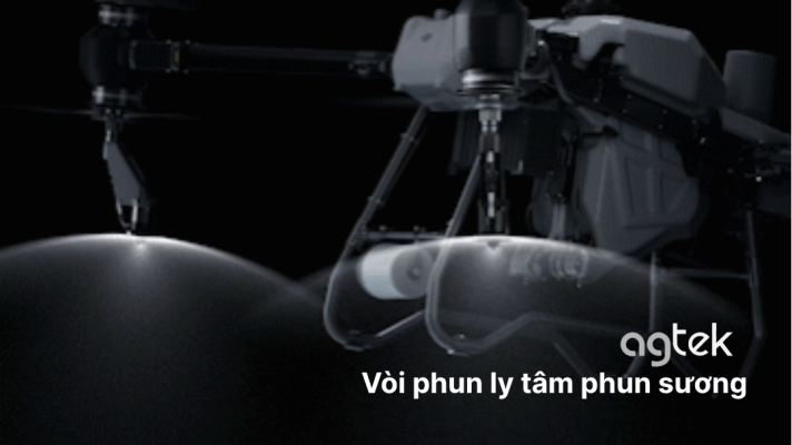 vòi phun ly tâm phun sương máy bay nông nghiệp dji t50 và t25