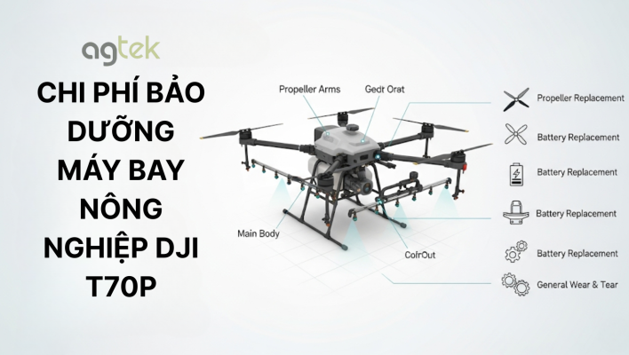 Chi phí bảo dưỡng drone nông nghiệp T70P hàng năm