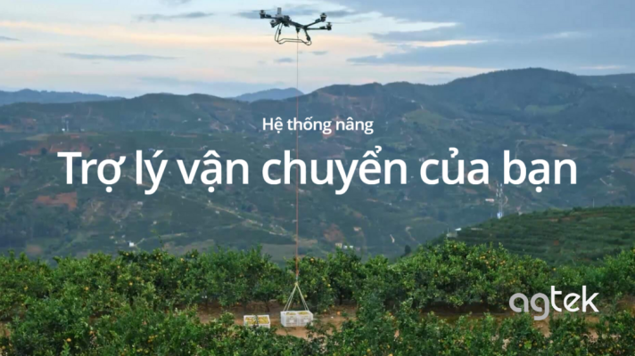 Máy bay DJI T70P trợ lý vận chuyển
