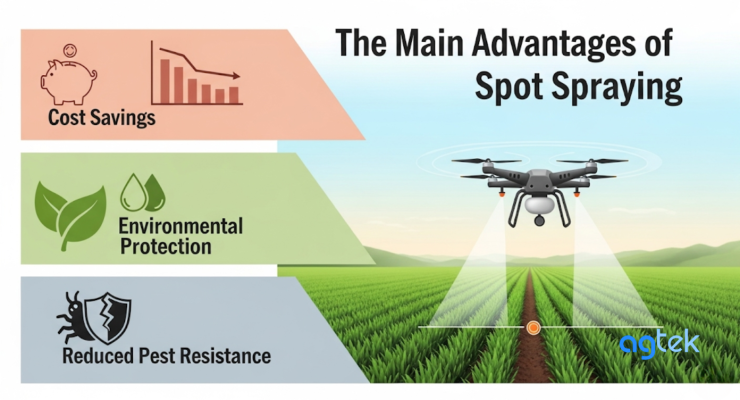 Ưu điểm vượt trội của xử lý ổ dịch bằng phun điểm, drone nông nghiệp