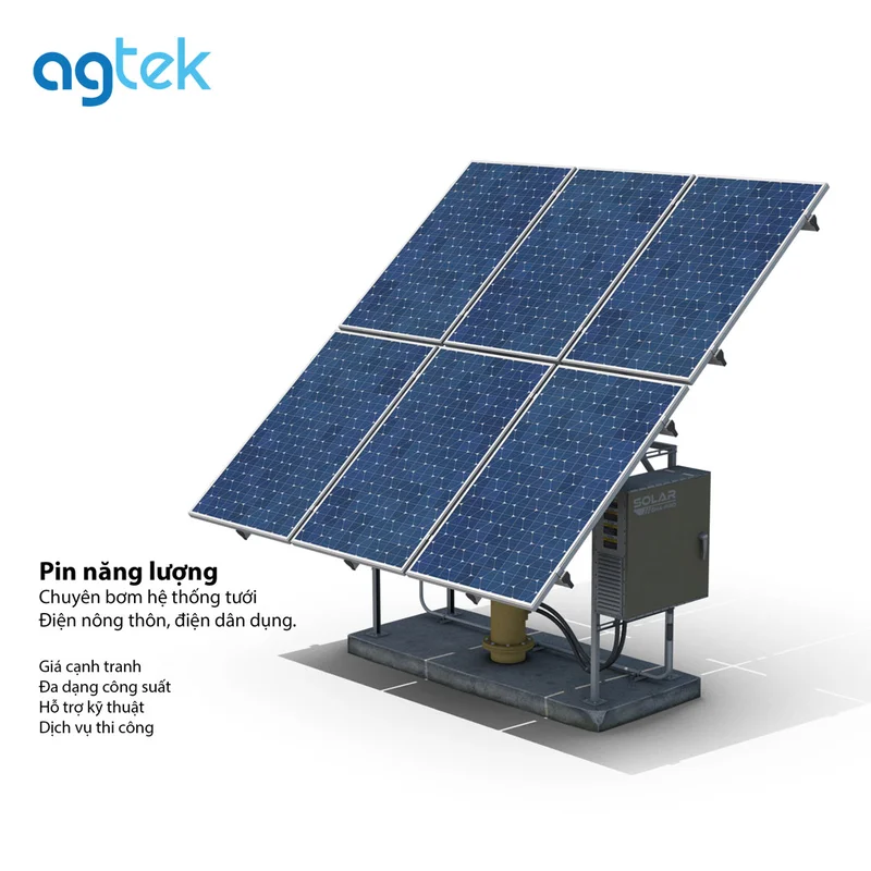 tấm pin năng lượng mặt trời agtek