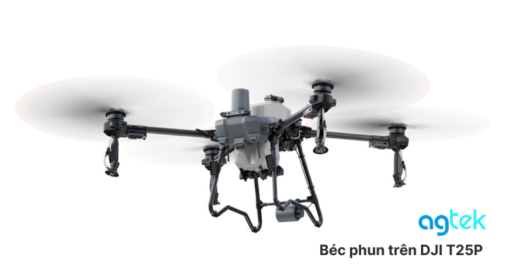 Béc phun trên DJI T25P , HỆ THỐNG 4 VÒI PHUN
