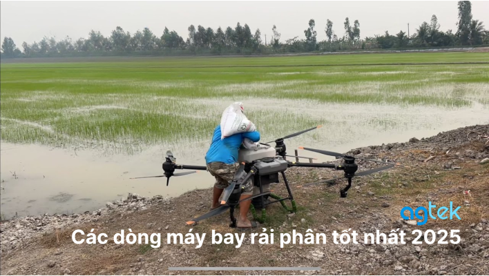Các dòng máy bay rải phân tốt nhất 2025