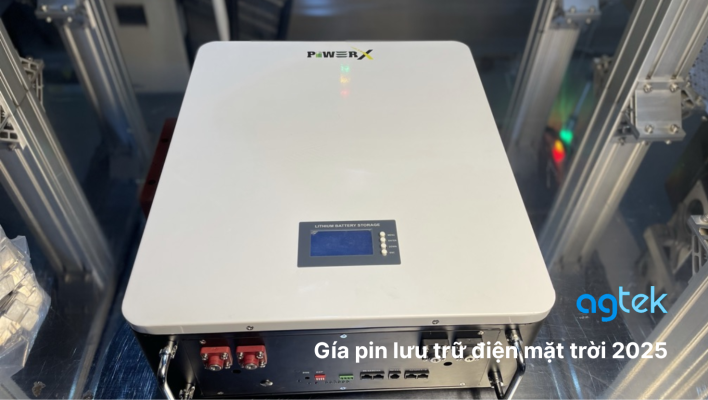 Gía pin lưu trữ điện mặt trời 2025