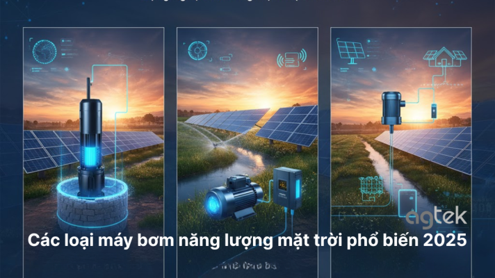 Các loại máy bơm năng lượng mặt trời phổ biến 2025