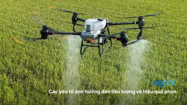 Các yếu tố ảnh hưởng đến liều lượng và hiệu quả phun