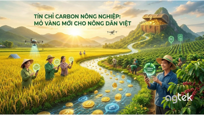 Tín chỉ carbon nông nghiệp: Mỏ vàng mới cho nông dân Việt