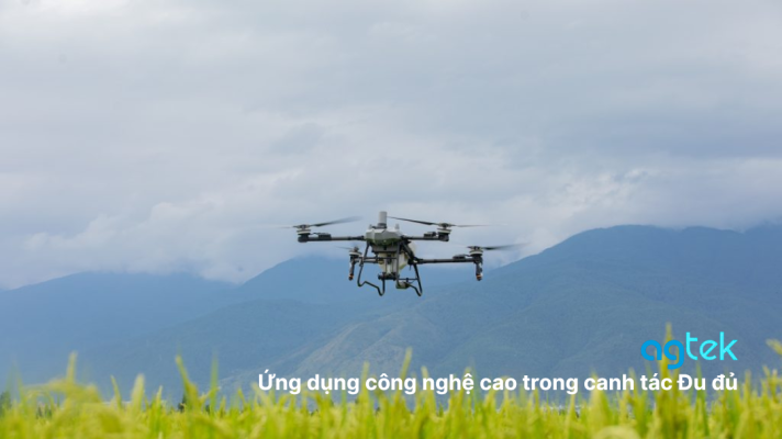 Ứng dụng công nghệ cao trong canh tác Đu đủ, MÁY BAY KHÔNG NGƯỜI LÁI PHUN THUỐC