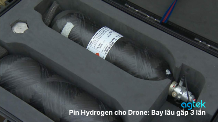 Pin Hydrogen cho Drone: Bay lâu gấp 3 lần, bao giờ thương mại hóa?