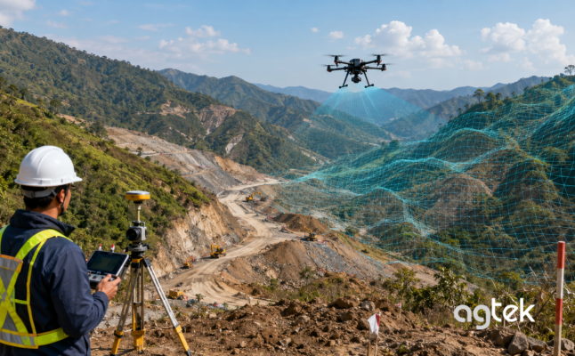 Khảo sát địa hình nhanh chóng bằng drone