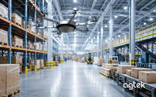 Drone hỗ trợ quản lý kho hiệu quả