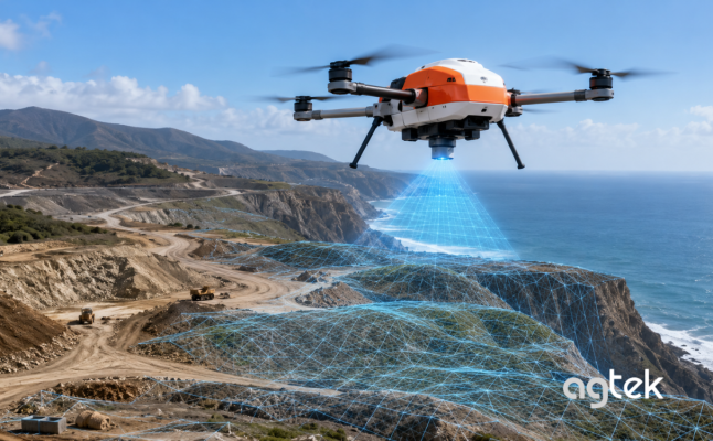 Khảo sát khu vực đồi núi bằng drone