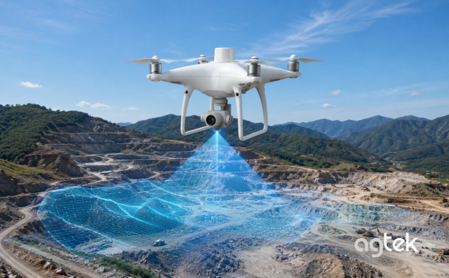 Flycam RTK khảo sát địa hình chính xác