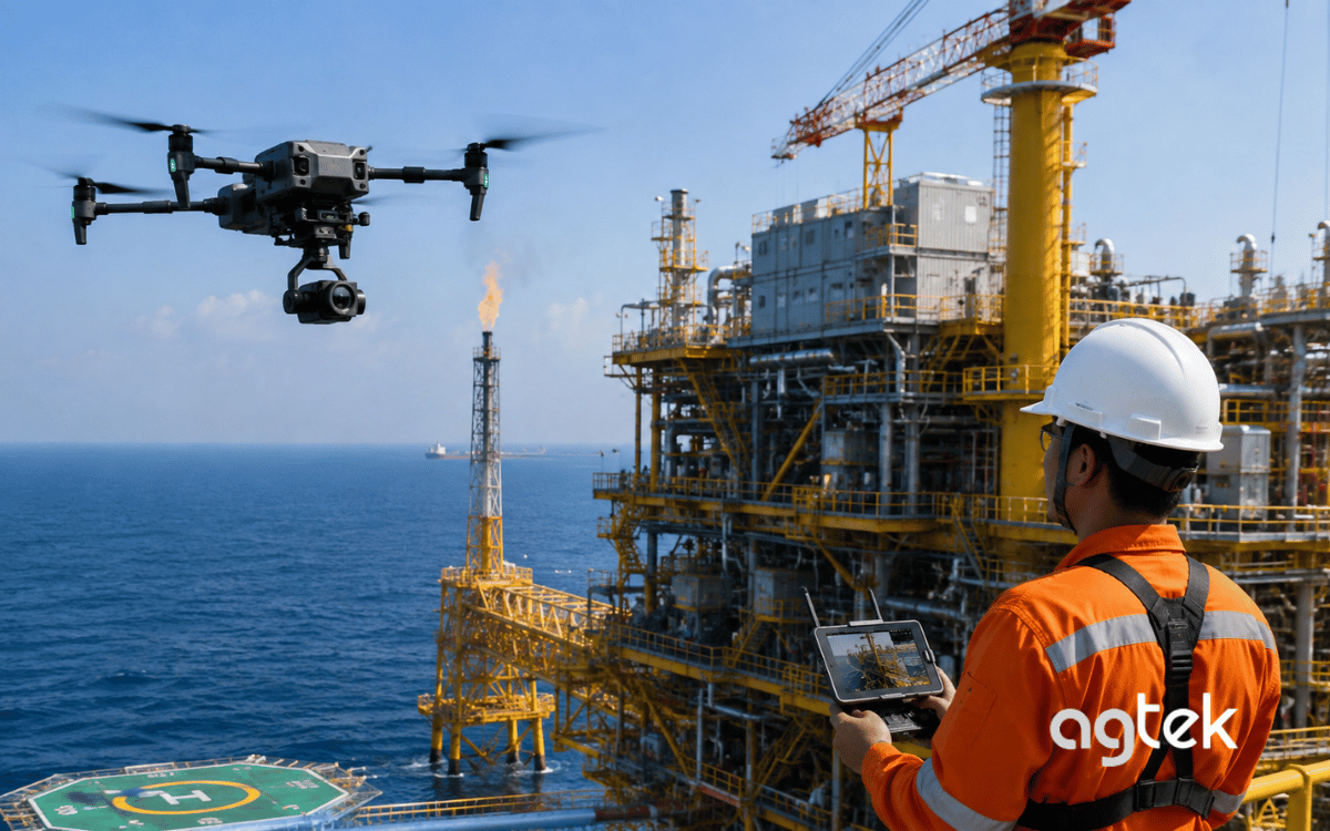 Drone Kiểm Tra Giàn Khoan: Giải Pháp An Toàn, Chính Xác