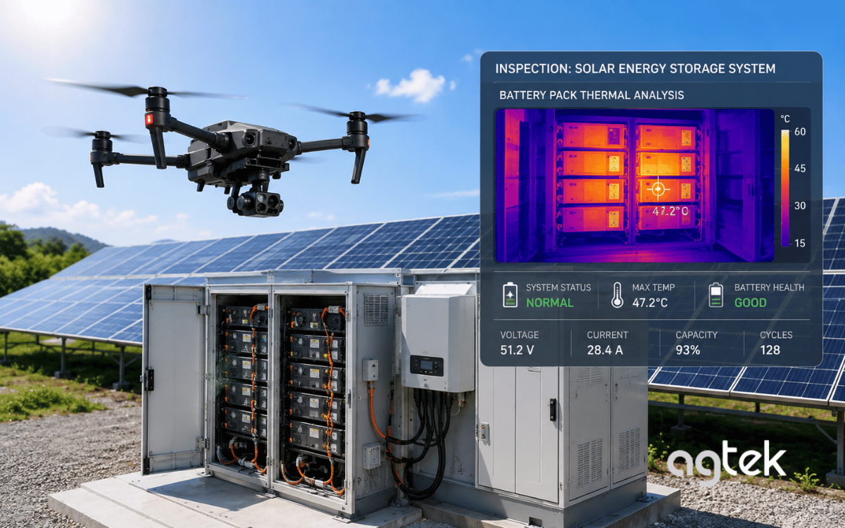 AGTEK cung cấp giải pháp drone kiểm tra pin năng lượng mặt trời.