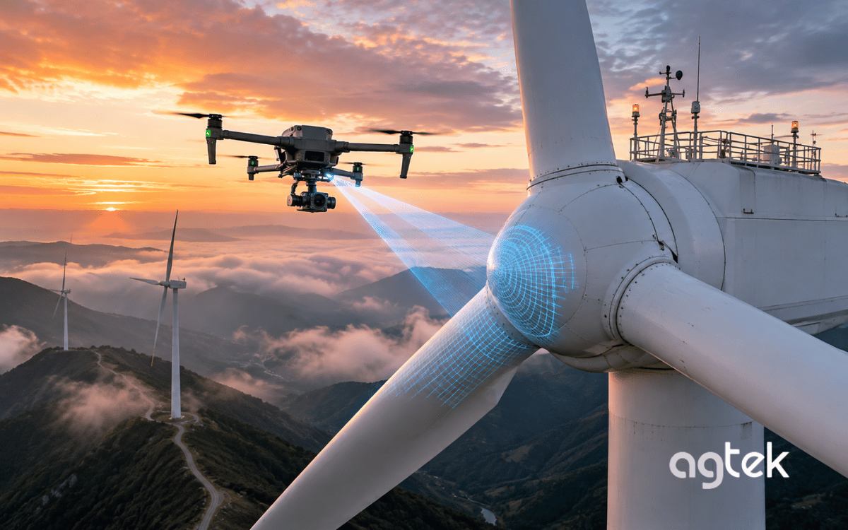 AGTEK cung cấp giải pháp UAV phục vụ kiểm tra turbine gió.