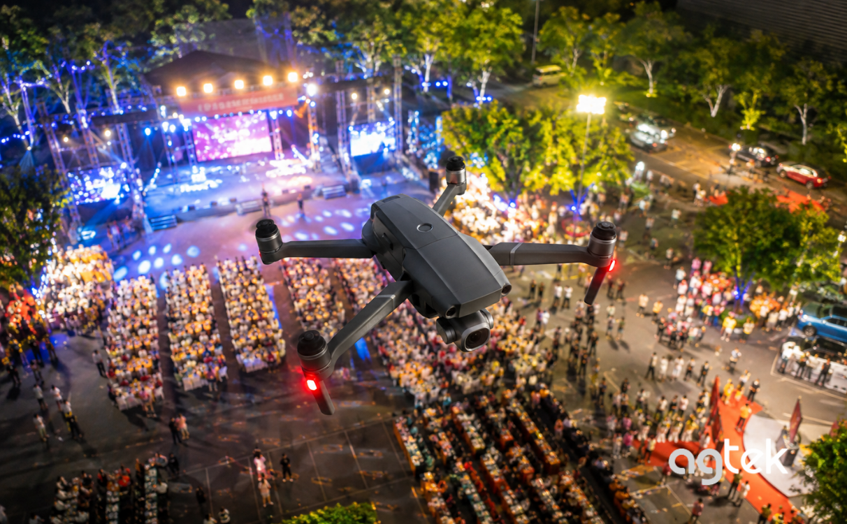 Quay phim sự kiện bằng flycam hiện đại