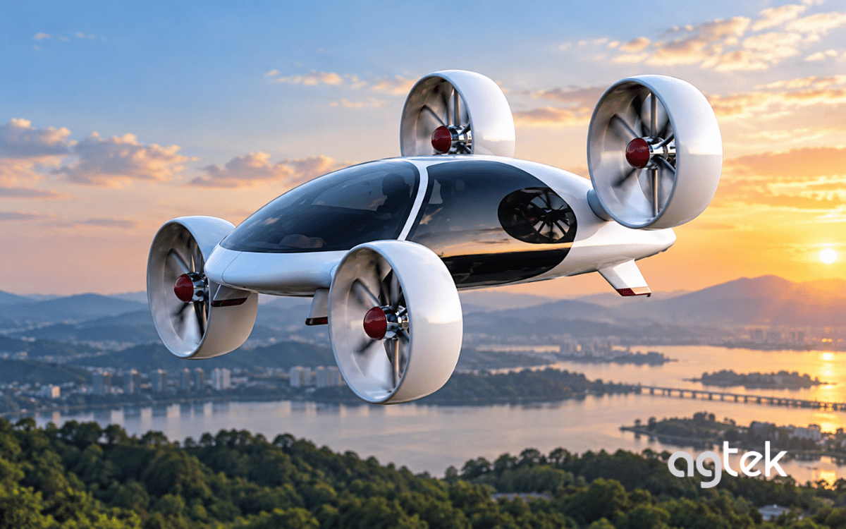 Công nghệ drone ứng dụng trong taxi bay.