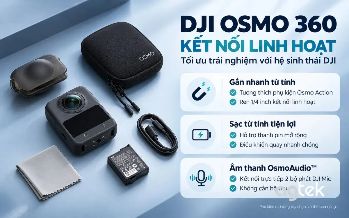 DJI Osmo 360: Đánh giá, thông số và giá tại AGTEK