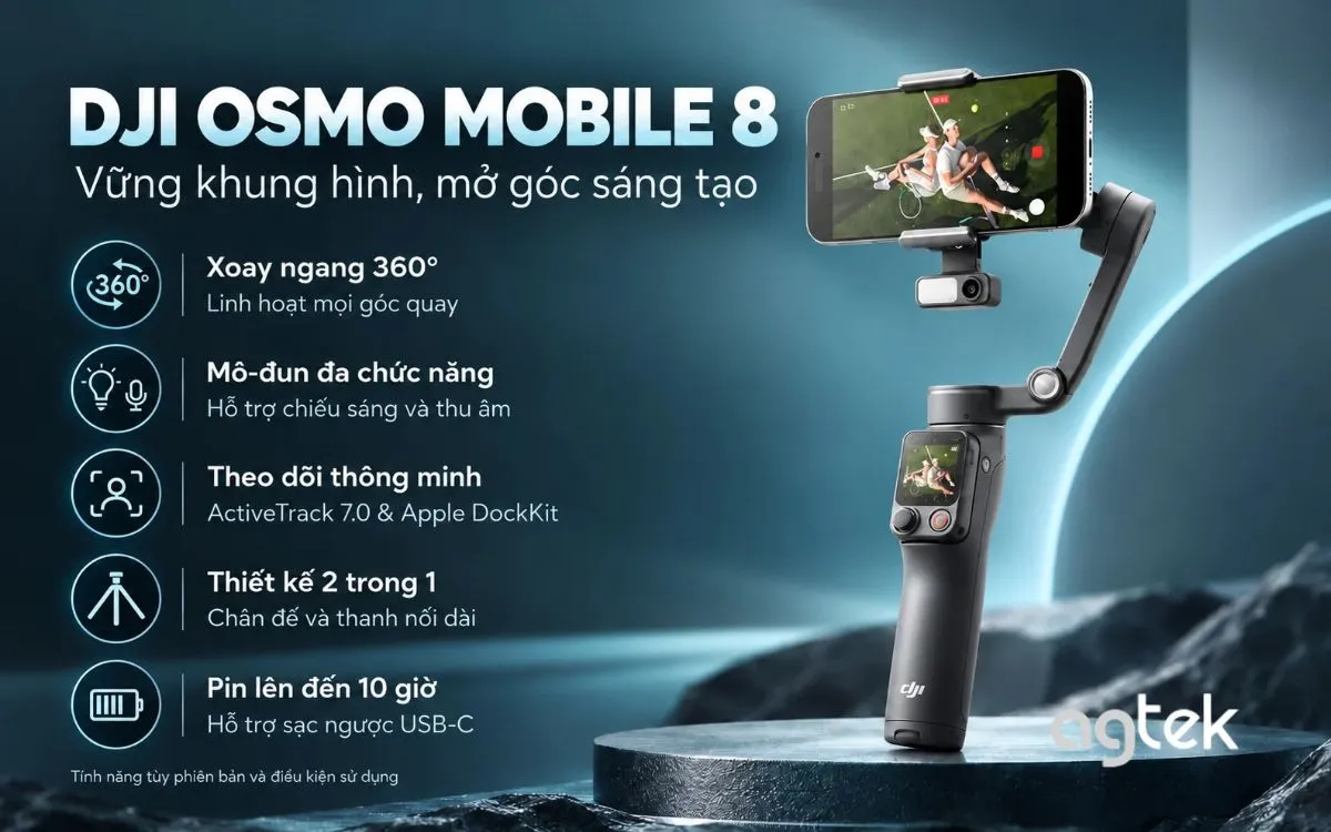 Kiểm tra điện thoại tương thích trước khi chọn DJI Osmo Mobile.