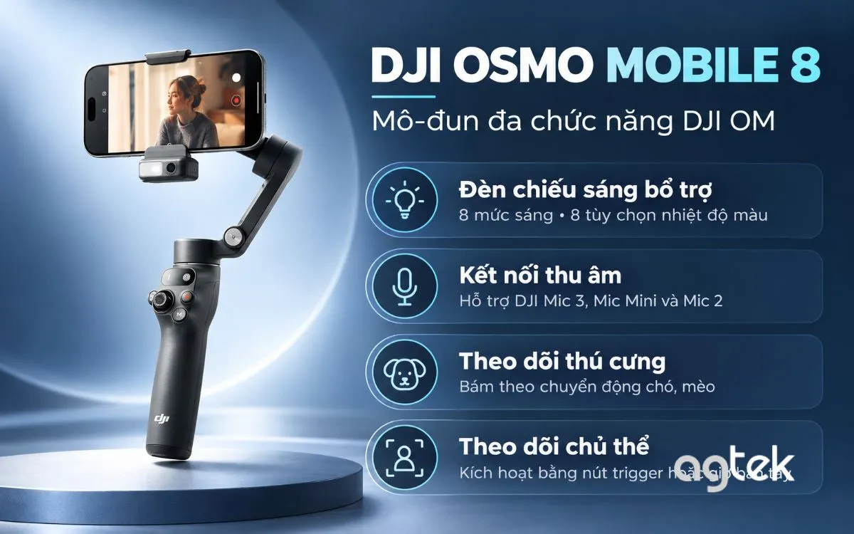 Tham khảo giá DJI Osmo Mobile 8 tại AGTEK.
