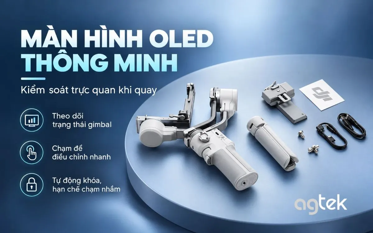DJI RS 4 Combo kết hợp động cơ Focus Pro.