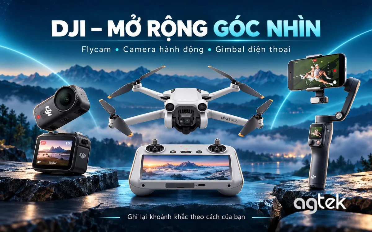 AGTEK tư vấn chọn DJI theo nhu cầu sử dụng.