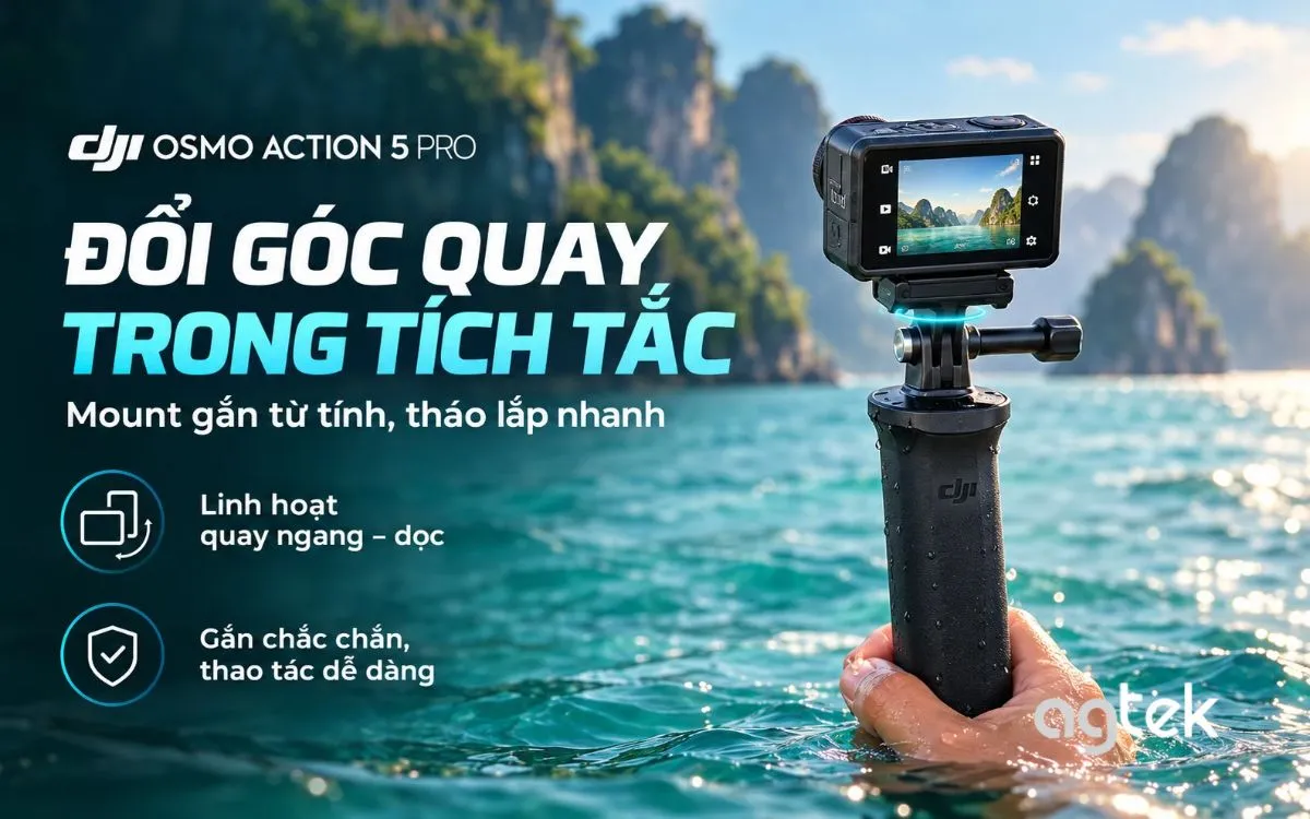 DJI Osmo Action 5 Pro đồng hành cùng hành trình khám phá.
