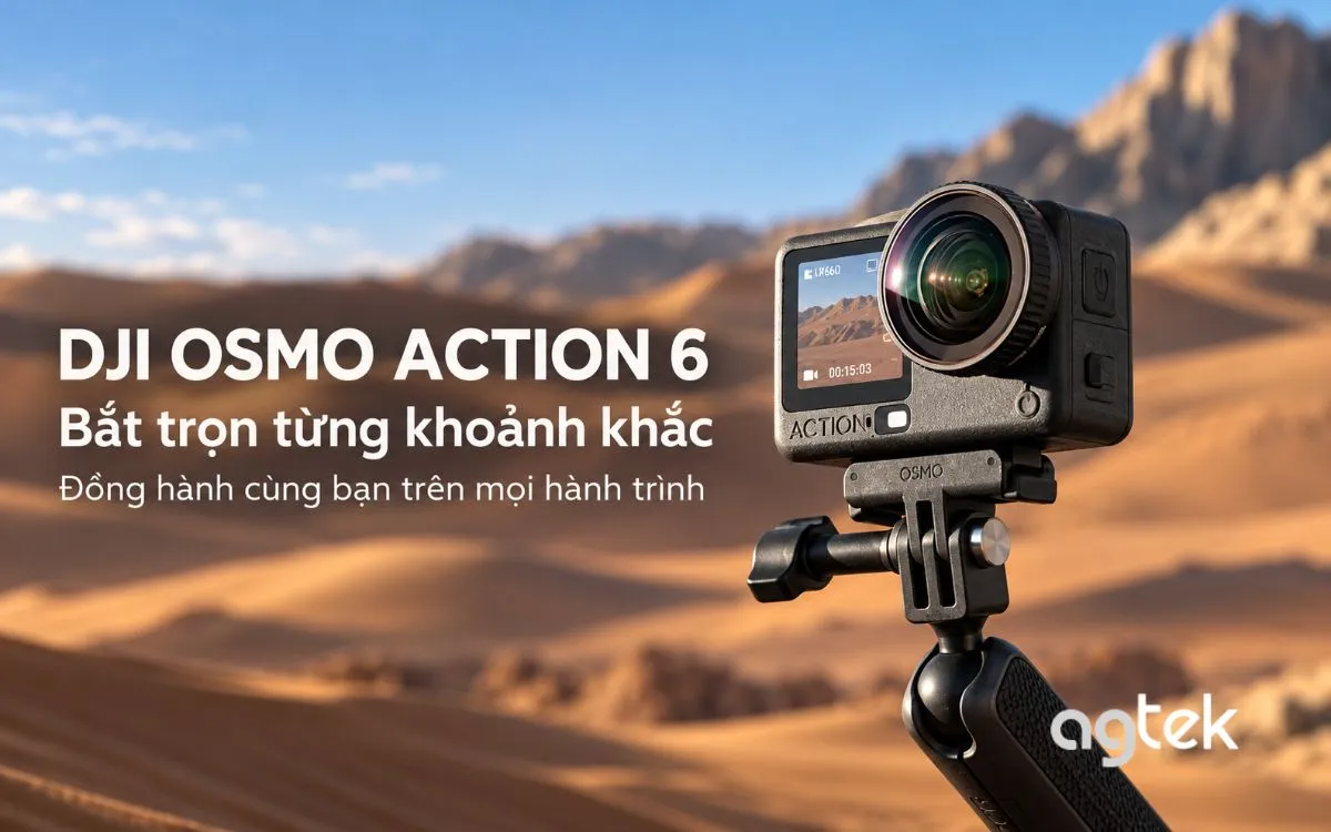 Lựa chọn phụ kiện Osmo Action 6 theo nhu cầu.