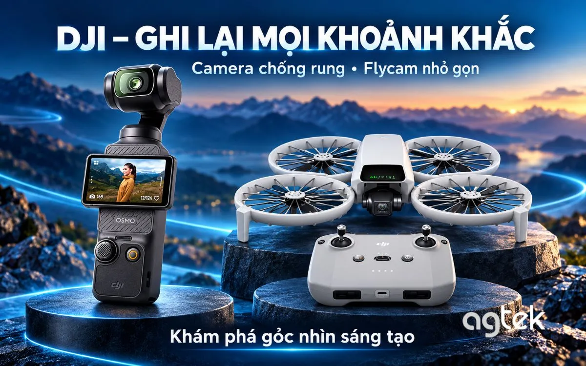 Camera DJI đồng hành cùng những chuyến đi khám phá.